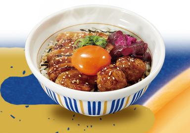 とろたま炙り鶏丼