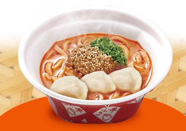 水餃子担々うどん｜ なか卯の商品 ｜ 丼ぶりと京風うどんのなか卯