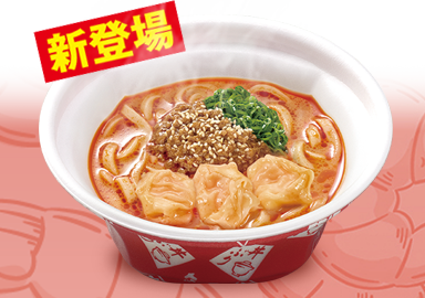 海老ワンタン担々うどん｜ なか卯の商品 ｜ 丼ぶりと京風うどんのなか卯