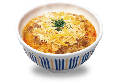 チーズ牛とじ丼