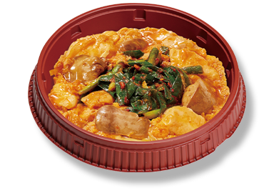 鶏レバニラ親子皿｜ なか卯の商品 ｜ 丼ぶりと京風うどんのなか卯