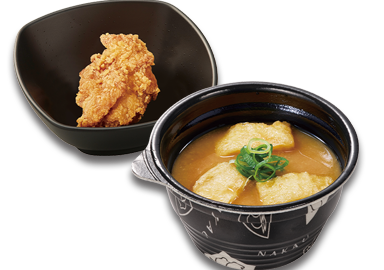 みそ汁＆鶏から1個