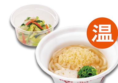温小うどん＆京風つけもの