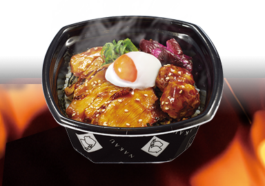 温たま炙り鶏丼