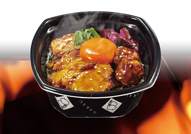 とろたま炙り鶏丼