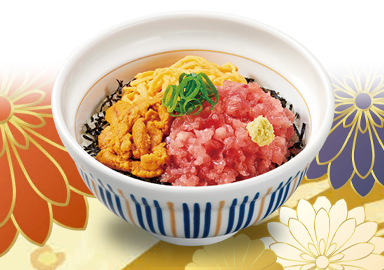 ウニまぐろ丼