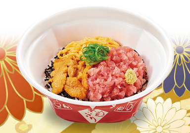 ウニまぐろ丼