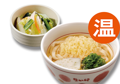 温小うどん＆京風つけもの