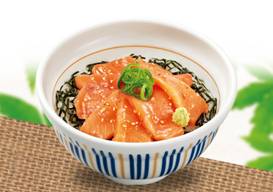 サーモン丼