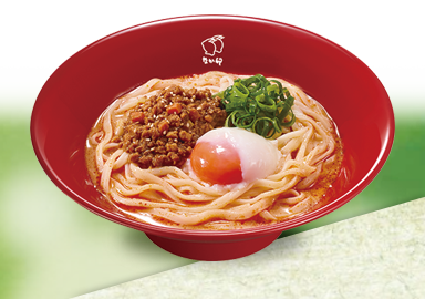 温たま冷やし担々うどん