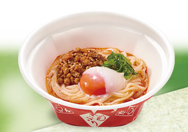 温たま冷やし担々うどん
