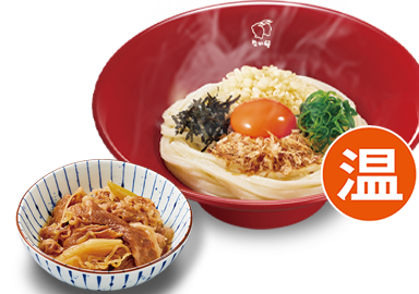 たまかけ牛小鉢うどん