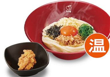 たまかけ鶏からうどん