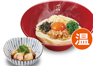 たまかけ鶏小鉢うどん