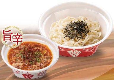 旨辛牛肉つけうどん
