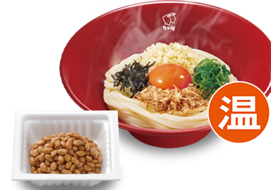 たまかけ納豆うどん
