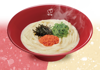 明太クリームうどん｜ なか卯の商品 ｜ 丼ぶりと京風うどんのなか卯