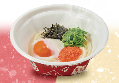 温たま明太クリームうどん