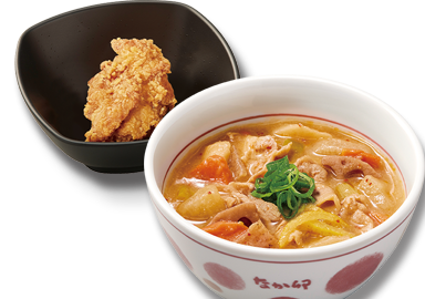 とん汁＆鶏から1個