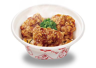 鶏から丼(小盛)