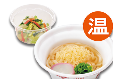 温小うどん＆京風つけもの