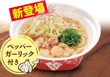 たっぷり白髪ねぎ鶏塩うどん