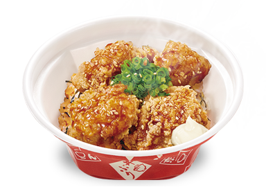 マヨ鶏から丼