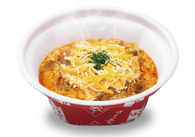 チーズ牛とじ丼