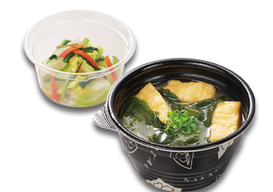 みそ汁＆京風つけもの