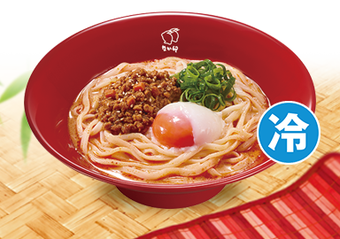 温たま冷やし担々うどん