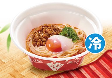 温たま冷やし担々うどん