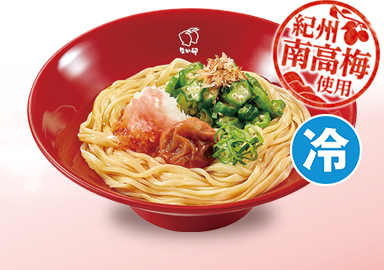 かつお節オクラ梅おろしうどん｜ なか卯の商品 ｜ 丼ぶりと京風うどん